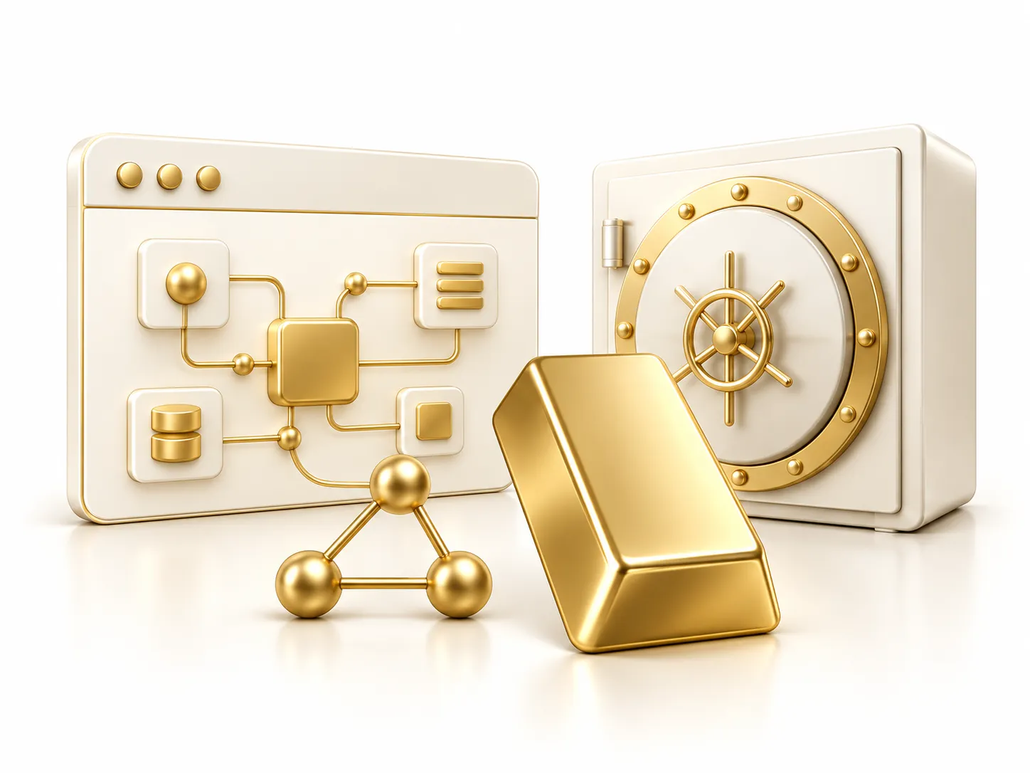 Physical gold alongside custody and connected platform infrastructure